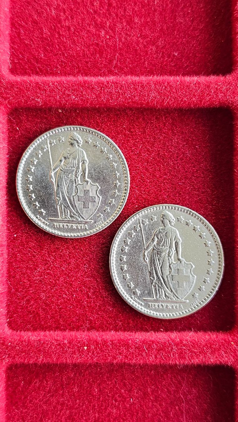Tutti le monete: 1.-Fr. 1903 + 1904 – Usato da Unterterzen venduto da Speedy076 1