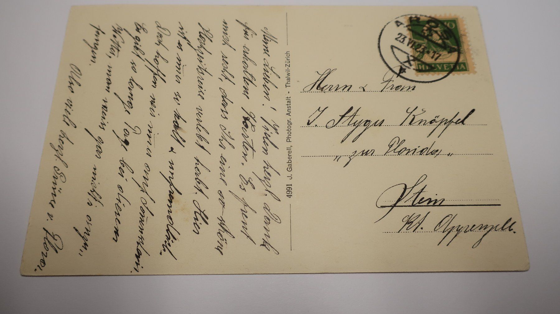 Cartoline postali: Prätschli Arosa Pension chalet Guardaval – Usato da Cormoret venduto da Pascalll2001 3