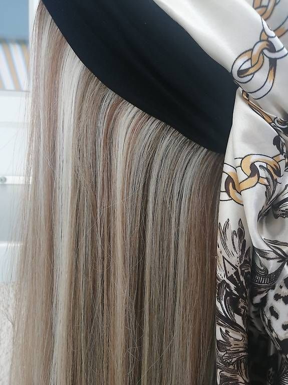 Perruques: Extensions mit Haarband und Kopftuch mittelblond – D'occasion à Schaffhausen par Sommerwind67 1