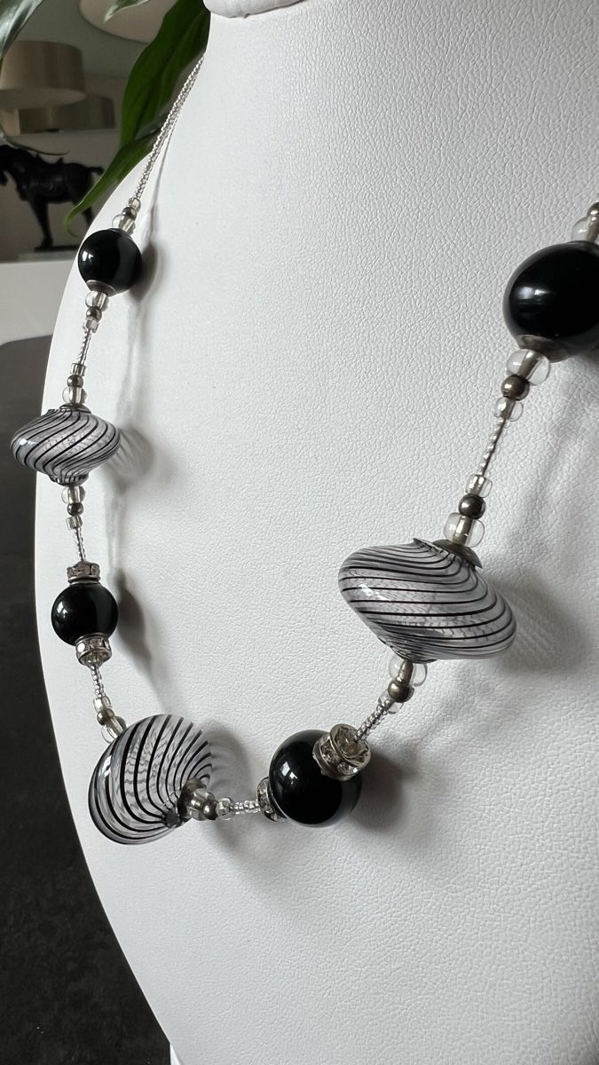 Catenine: Collier en verre soufflé – Usato da Nyon venduto da stylevintage79 2