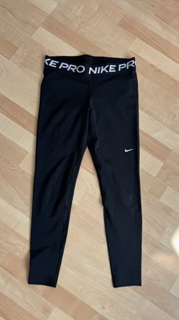 Nike Pro Leggins schwarz, Grösse L