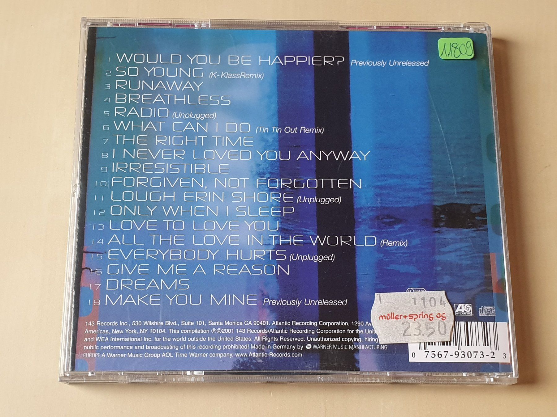 CDs: The Corrs Best of – Gebraucht aus Stansstad von collectorsshop 1
