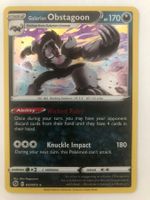 Gal. Obstagoon - Rare Pokemon - Holo