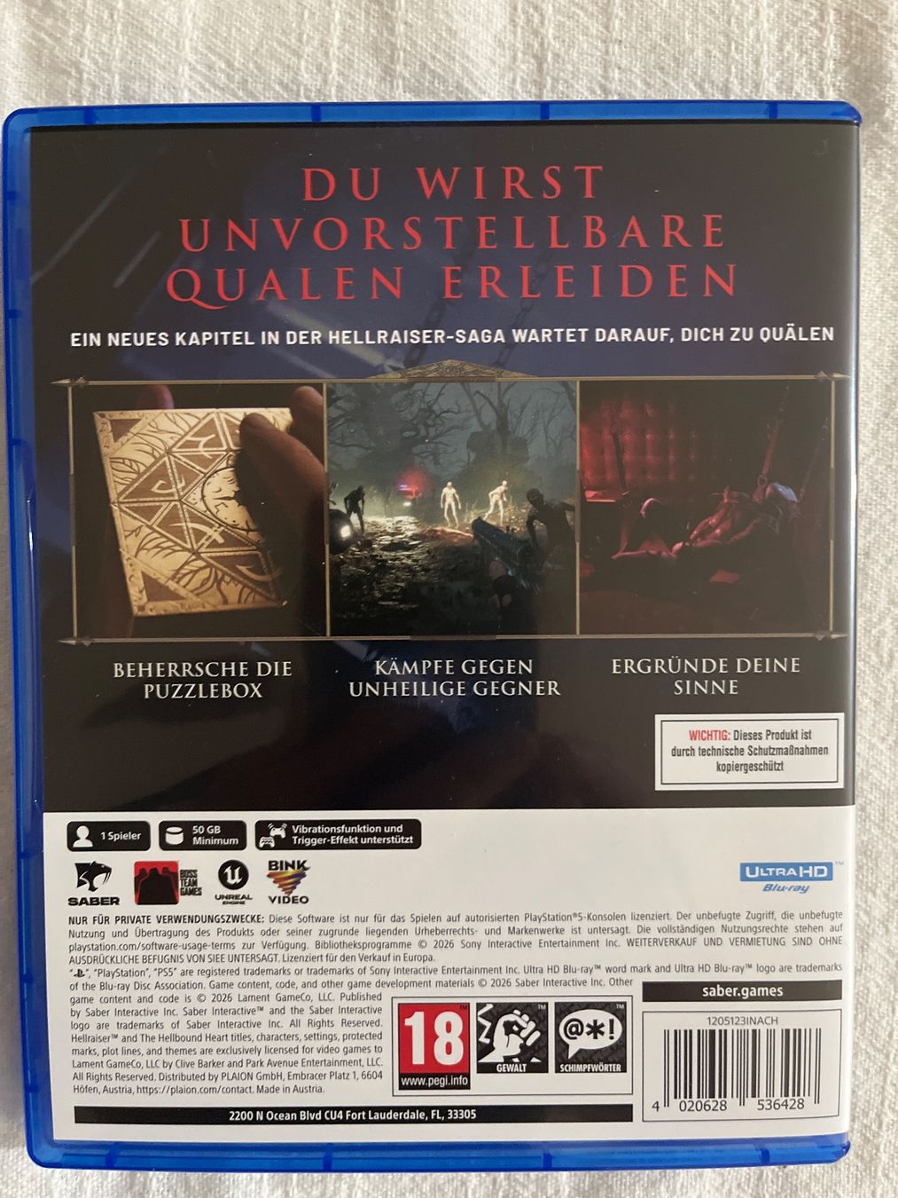 Spiele: Hellraiser PS5 – Gebraucht aus Basel von patku79 1