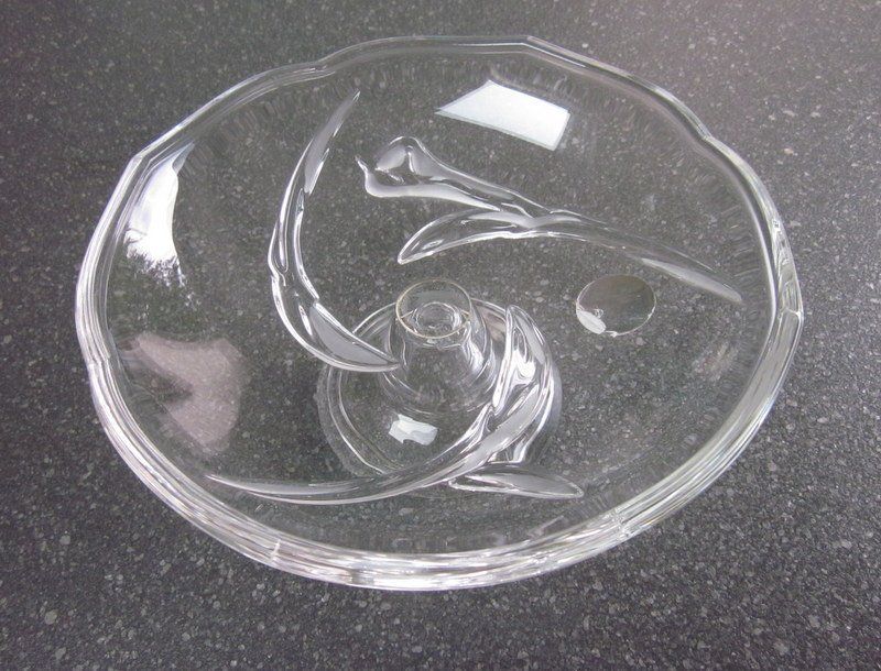 Ciotole: Dekorative Glas Sockelschale, Tafelaufsatz – Usato da Bischofszell venduto da raika 3