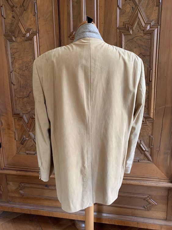 Veste Manteau 3/4 AMARETTA SPORTWEAR - Beige Aspect Daim - Taille XL - Occasion Très Bon état