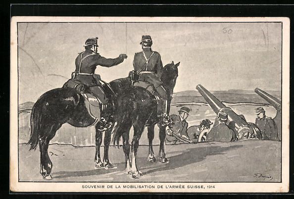 Fotos, Briefe & Postkarten: La Mobilisation de l'Armée Suisse 1914 – Gebraucht aus Berlin von bartko-reher