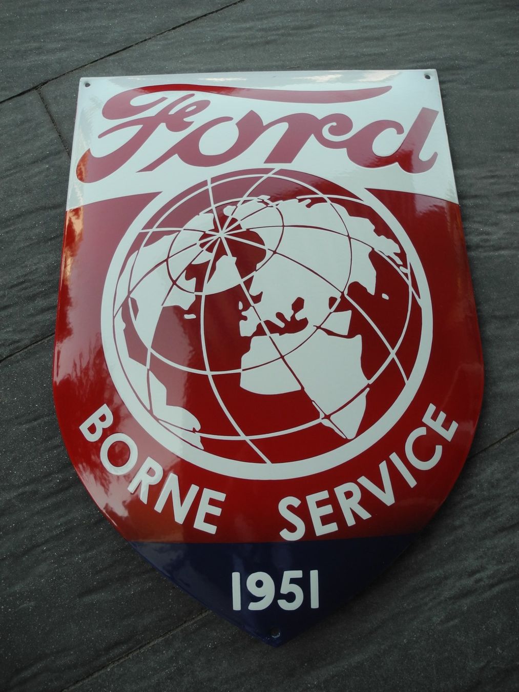 Ford Insegne: GROSSES FORD EMAILSCHILD – Nuovo (secondo la descrizione) da Reinach AG venduto da Huckleberrysix 1