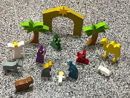 Holz Weihnachtskrippe Weihnachtsdekoration
