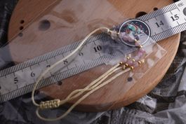 Armband  Turmalin Rosa    Verstellbar    Fein