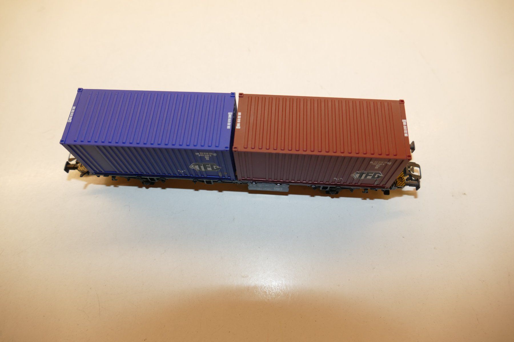 Märklin Modellini di ferrovie: Märklin H0: DB Containerwagen – Nuovo (secondo la descrizione) da Niederhasli venduto da rail-duerst 5