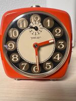 Vintage Peter Wecker, orange, mechanisch, funktionstüchtig