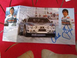 CHRISTIAN GEISTDÖRFER (WALTER RÖHRL LANCIA RALLYE AUTOGRAMM