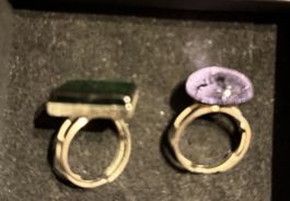 Set Ringe mit Murano Glas
