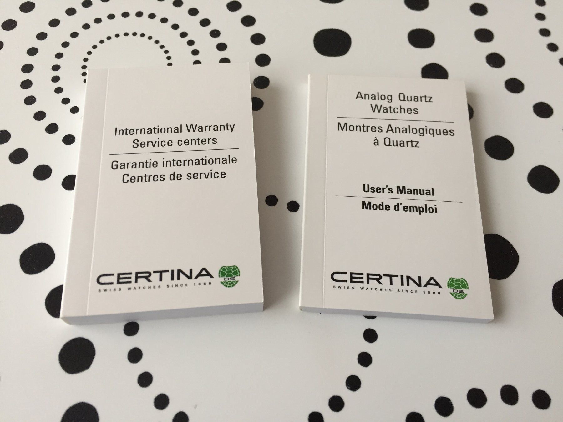 Certina Documenti: CERTINA ORIGINAL BOOKLETS - WATCH OPERATING - UHR – Nuovo (secondo la descrizione) da Epalinges venduto da dream-watch