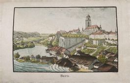 Bern Aquatinta altkoloriert selten