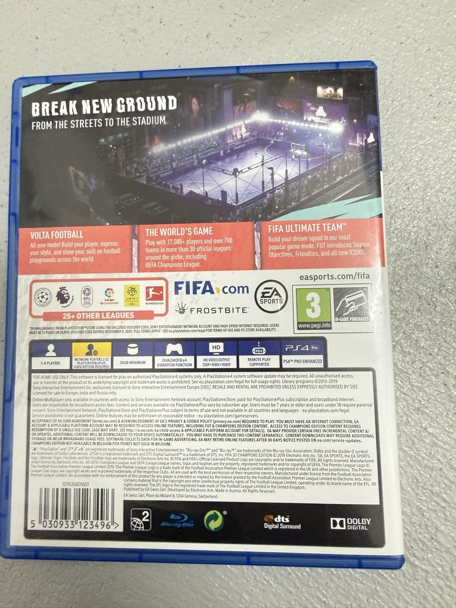 Giochi: FIFA 20 Champions Edition PS4  – Usato da Wängi venduto da kra_cd9d 2