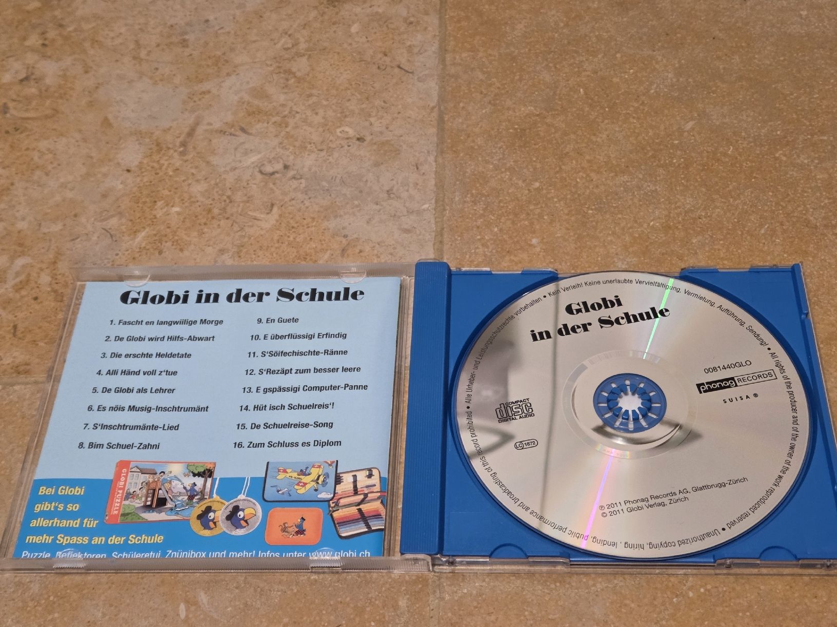 CD: CD-Hörspiel "Globi in der Schule" - Schweizerdeutsch – Nuovo (secondo la descrizione) da Magden venduto da lil_wwh9 2