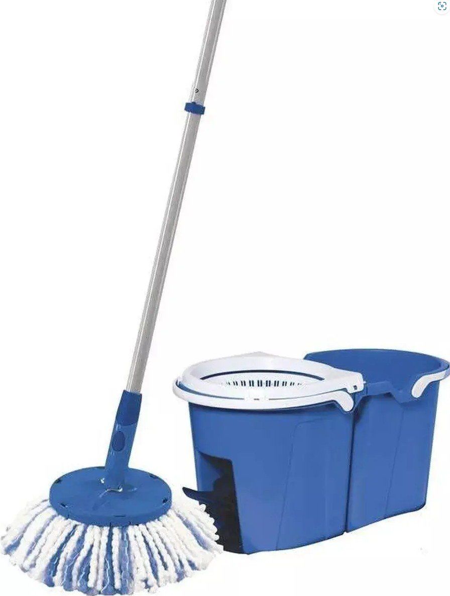 Sonstiges für Haushalt & Wohnen: Wischmop 2 Kammer Filtersystem Mops Wischen Eimer 360° – Neu und originalverpackt aus Koppigen von Bracher_Mail-House 2