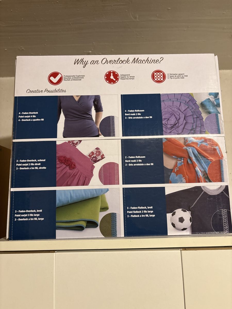 Singer Macchine da cucire: Singer S14-78 Overlock Machine 12 Stitches New – Nuovo e nell'imballaggio originale da steinhausen venduto da pat_nc2x 3