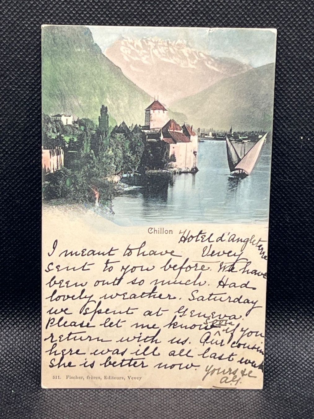 Ansichtskarten: Chillon – Gebraucht aus Widnau von Brusi9