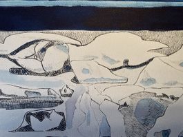 LACH Friedhelm lithographie Cantos North signee