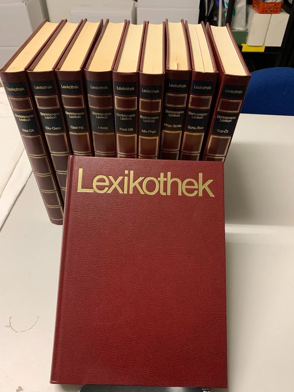 Libri: Lexikothek, Bertelsmannn Lexikon – Usato da Zürich venduto da DiemN 1