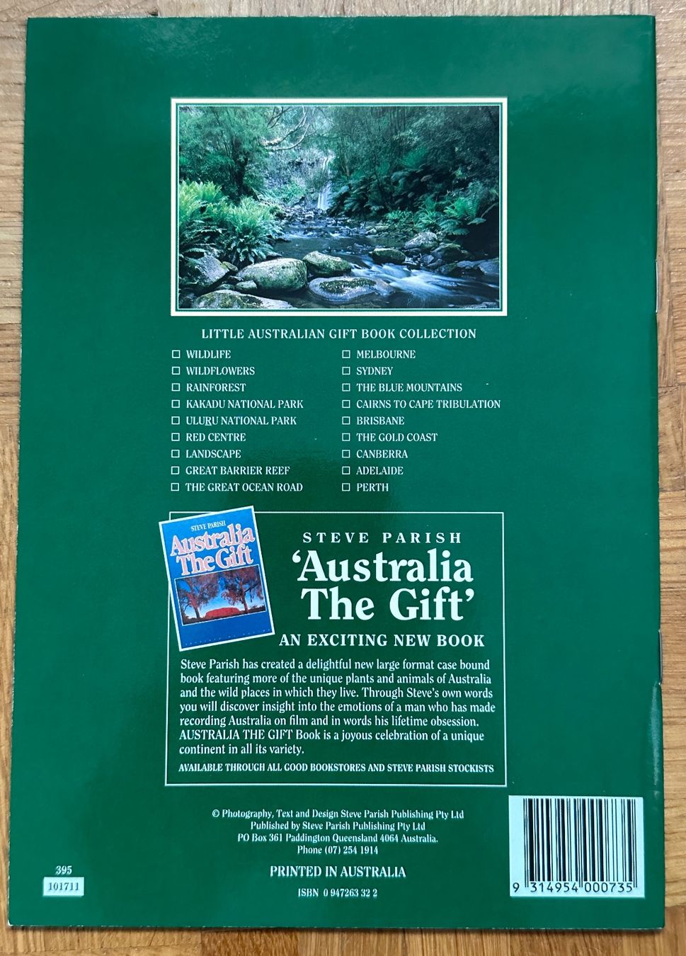 Bücher: Heft, Büchlein AUSTRALIEN, RAINFOREST – Neu (gemäss Beschreibung) aus Reinach BL von Sdruefenacht 1