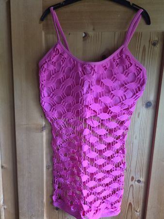 Damen Oberteil Netzoptik pink Grösse S neuwertig