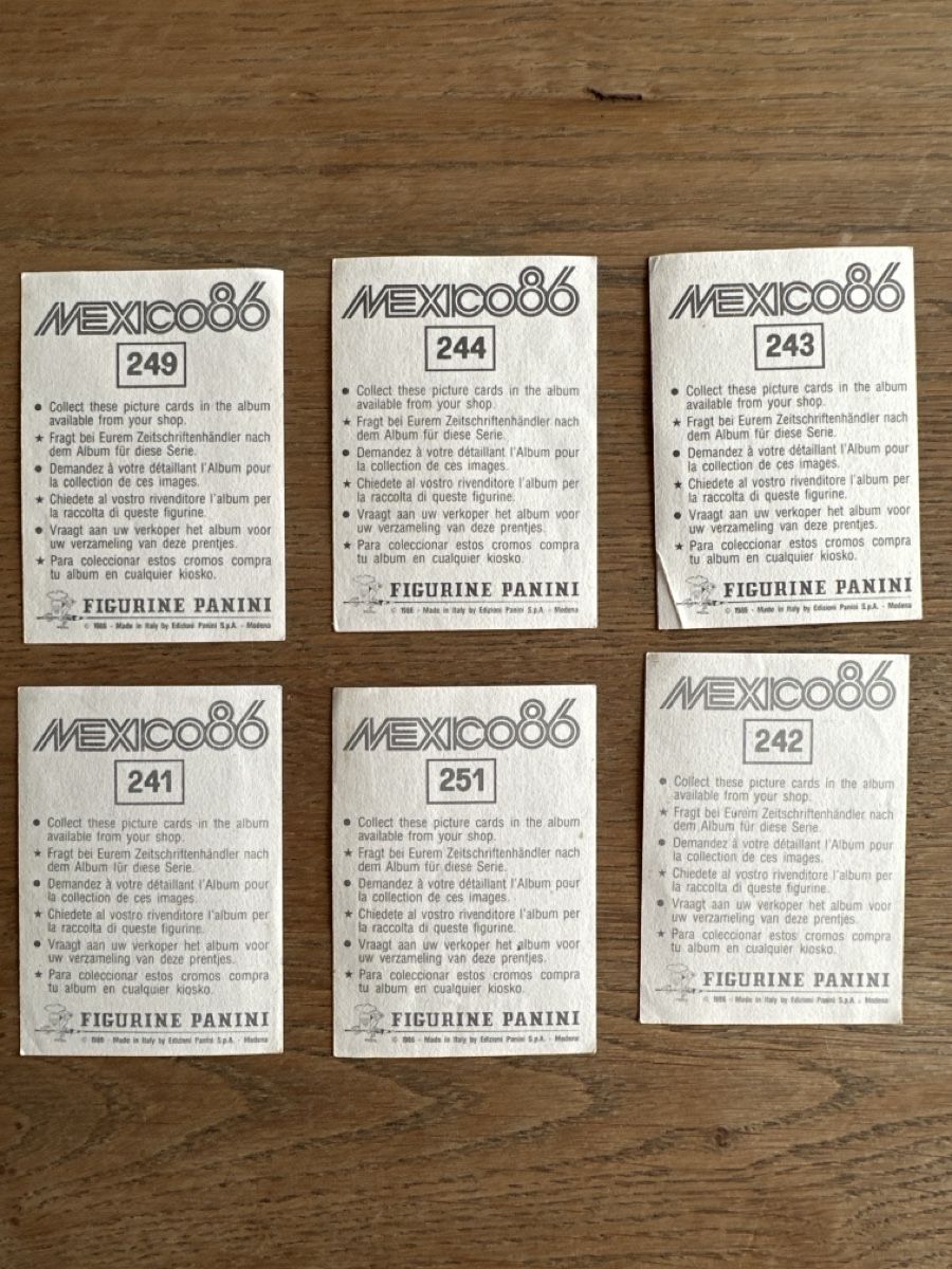 Panini Carte collezionabili: Panini Mexiko 86 Brasilien – Nuovo (secondo la descrizione) da Frauenfeld venduto da Jose_luis 1