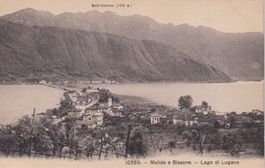 AK Melide e Bissone - Lago di Lugano, inizio 1900