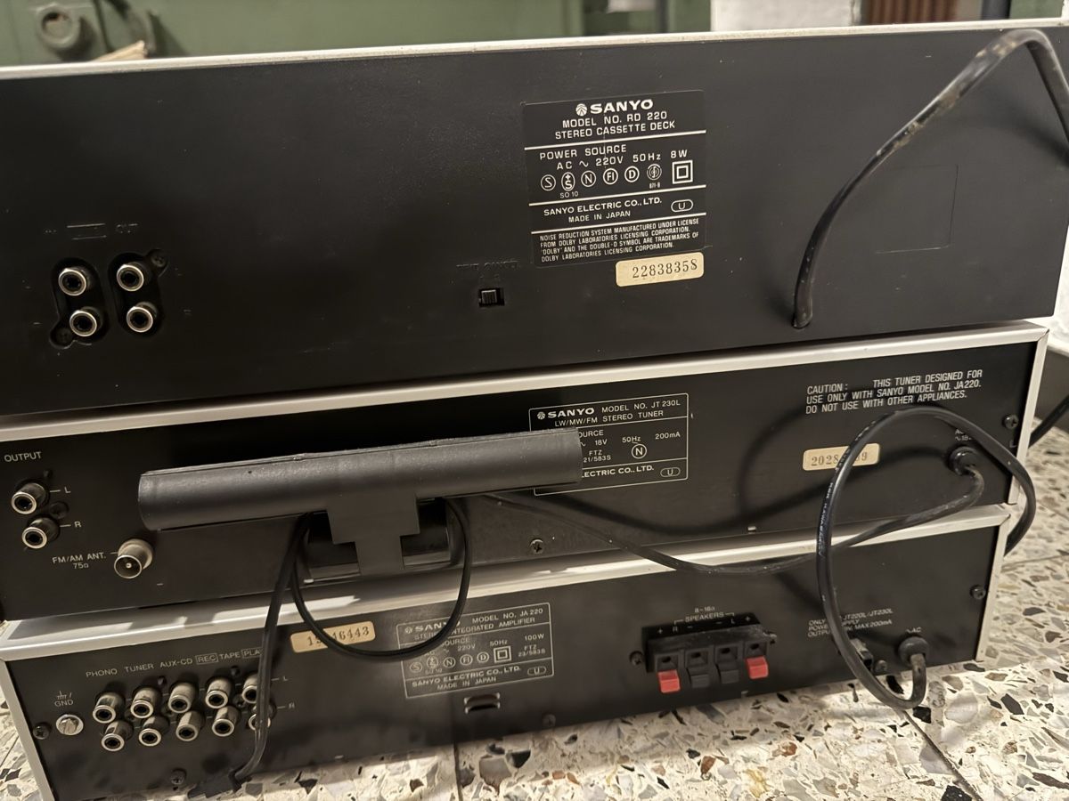 Sanyo Aufnahmegeräte: Ensemble Sanyo SD 220 + JT 330 + JA 500 – Gebraucht aus Brügg BE von haj_9zhk 2