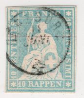 Seidenpapier Strubel 23E, mit Attest, Top!