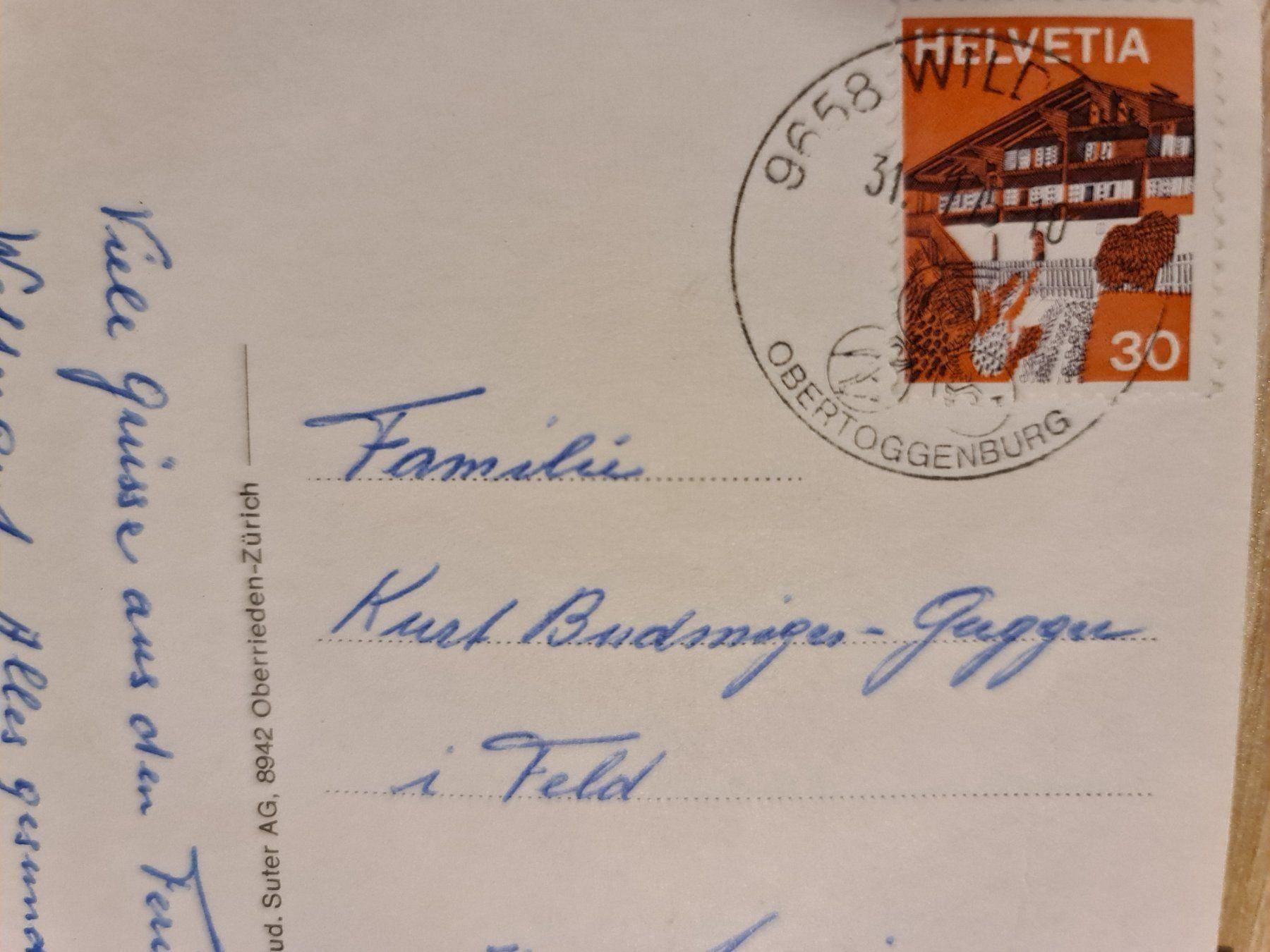 Cartoline postali: Ansichtskarte Wildhaus Postauto – Usato da Dintikon venduto da Vexi 1