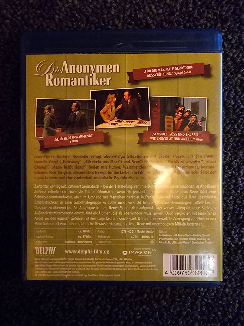 Tutti i DVDs: DIE ANONYMEN ROMANTIKER – Usato da Ruswil venduto da jan_bxl5 1
