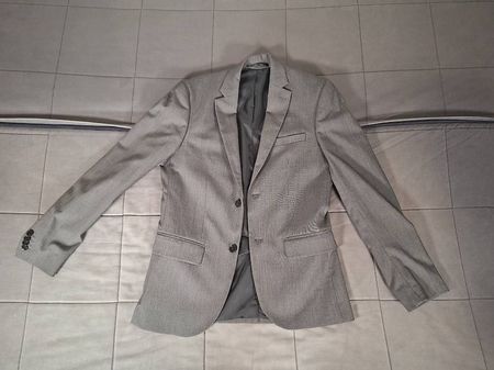 Grey blazer jacket