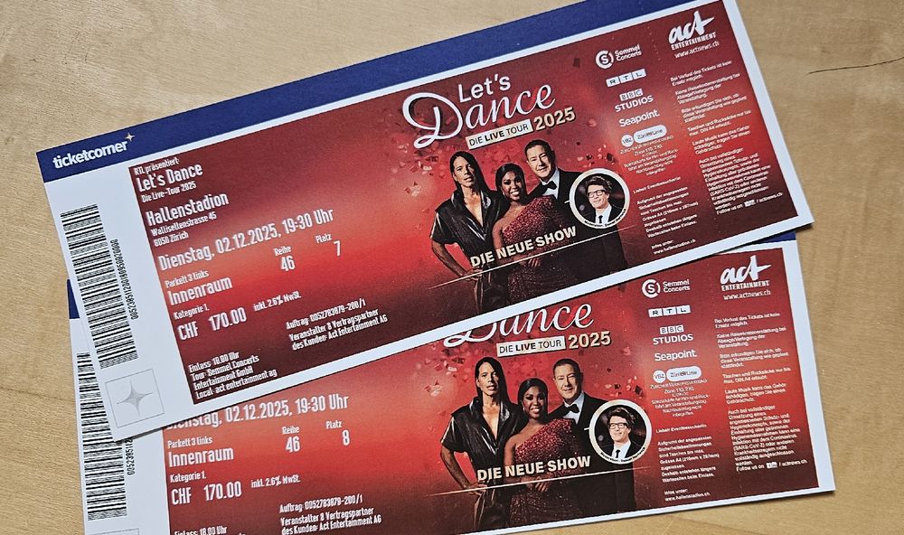 Fabelhafte Lets Dance Ticket Bilder