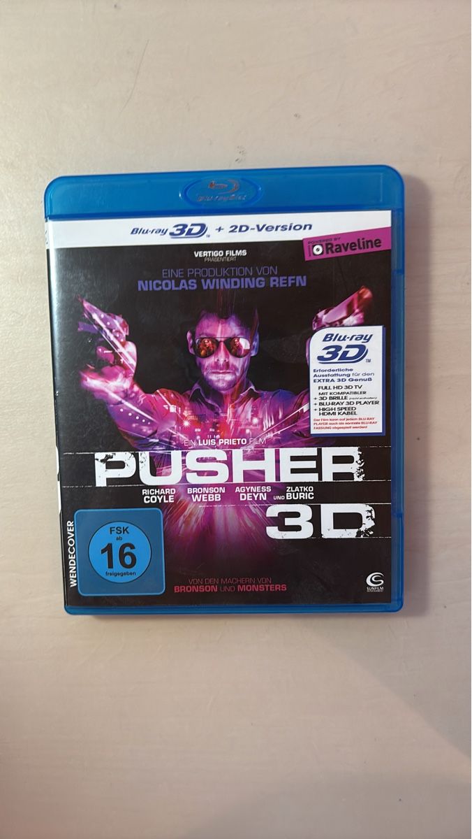 Alle DVDs: Pusher 3D Blu-ray + 2D Version, Nicolas Winding - Rarität! – Gebraucht aus Ruswil von Slivio_