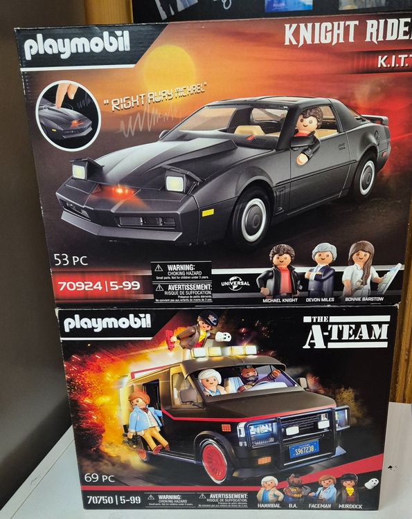 PLAYMOBIL Knight Rider und A-TEAM Neu (Neu und originalverpackt) in ...