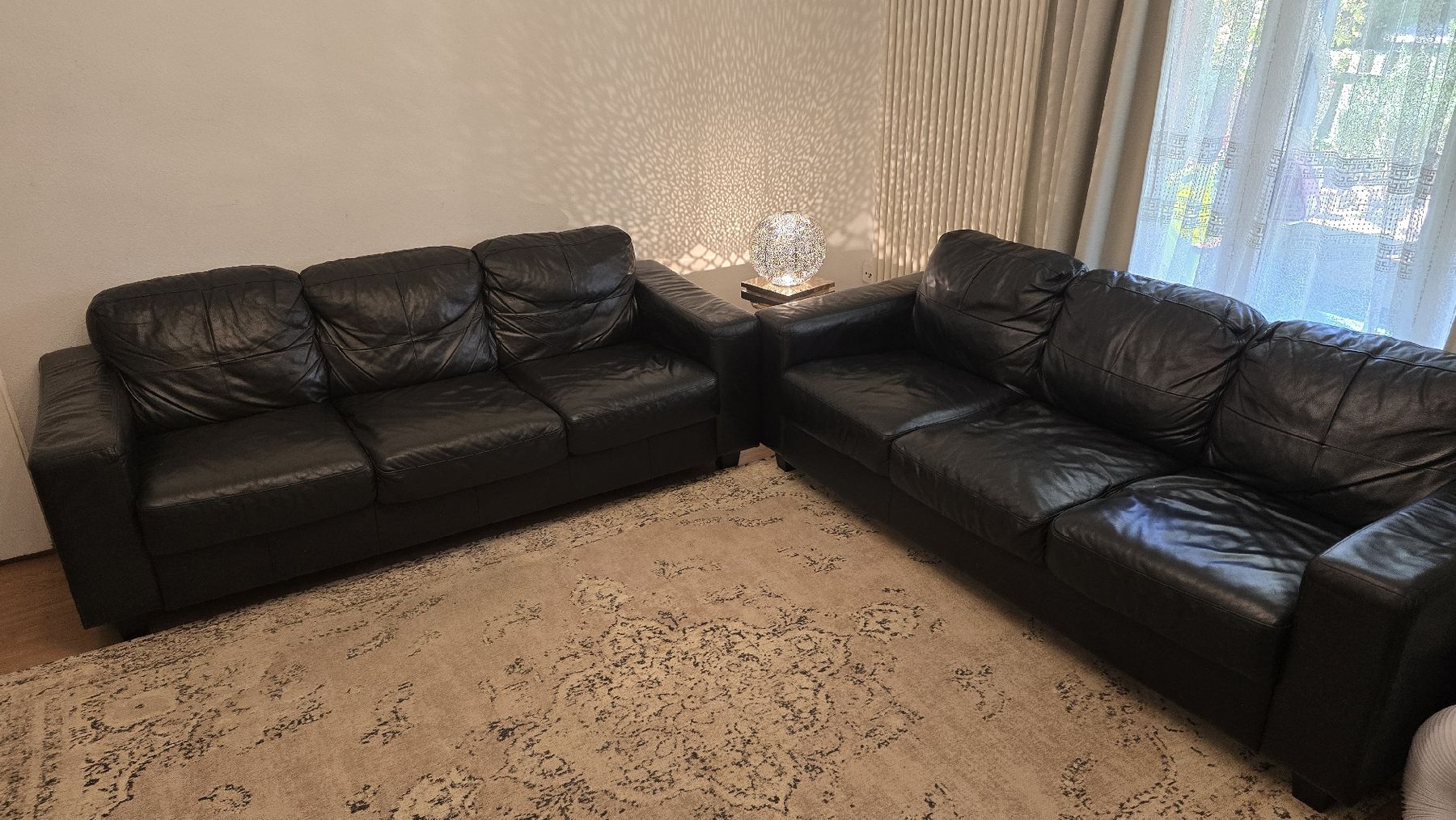Divani: 2x 3er Ledersofa – Usato da Winterthur venduto da aredo