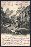 Mürren, Hotel des Alpes, Eiger und Mön