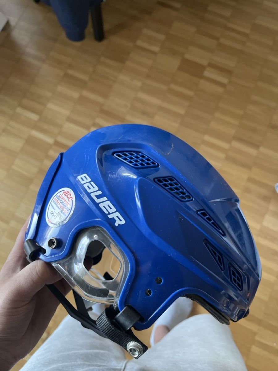Bauer Caschi: Bauer Eishockeyhelm, blau, Grösse S – Usato da Glattbrugg venduto da jri_rf7r 2
