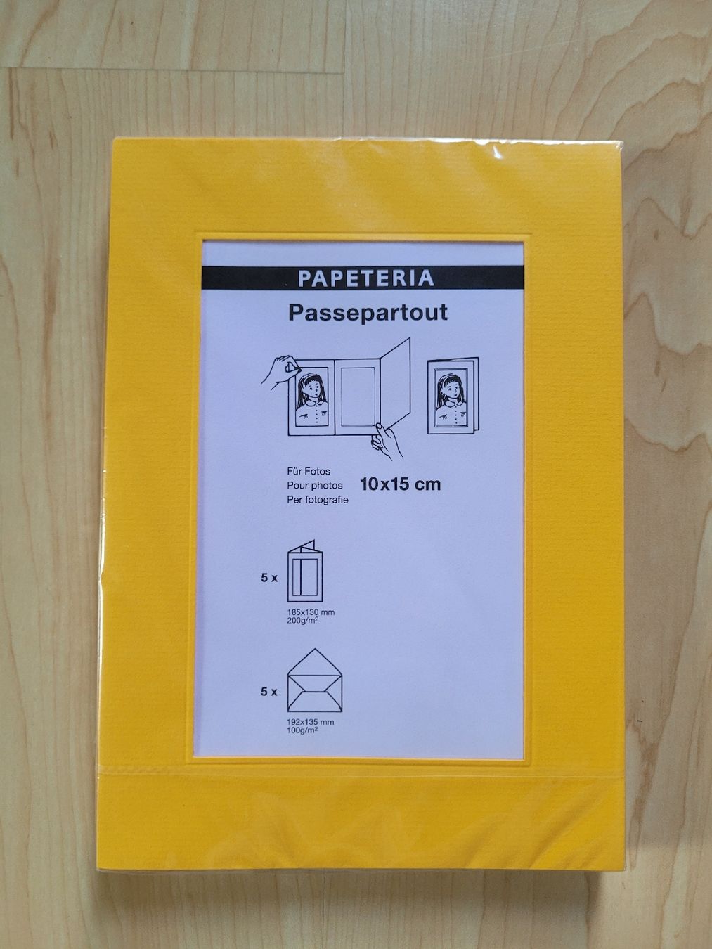 Bilderrahmen: Passepartout 5er-Pack – Neu und originalverpackt aus Bürchen von lks.lnr