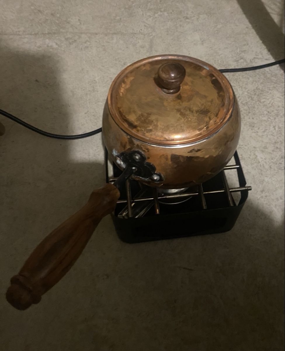 Pentole: Caquelon fondue cuivre  – Usato da Bussigny venduto da Pauline.dbs 1