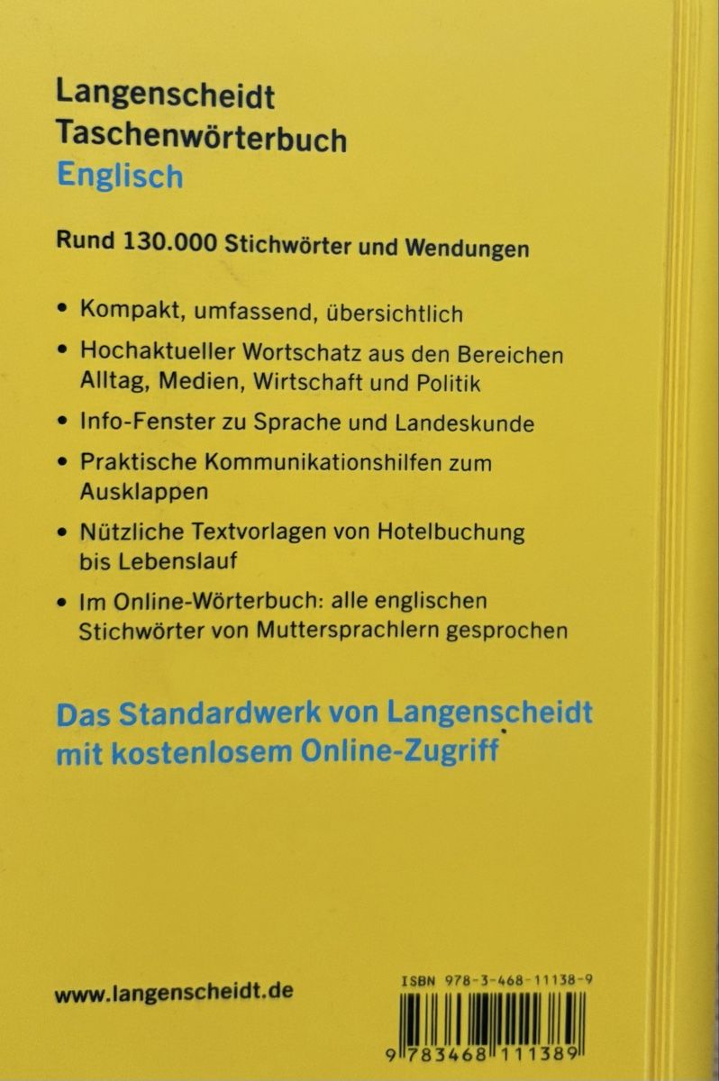 Libri: Taschenwörterbuch Englisch – Usato da Küsnacht ZH venduto da imm.ad 1