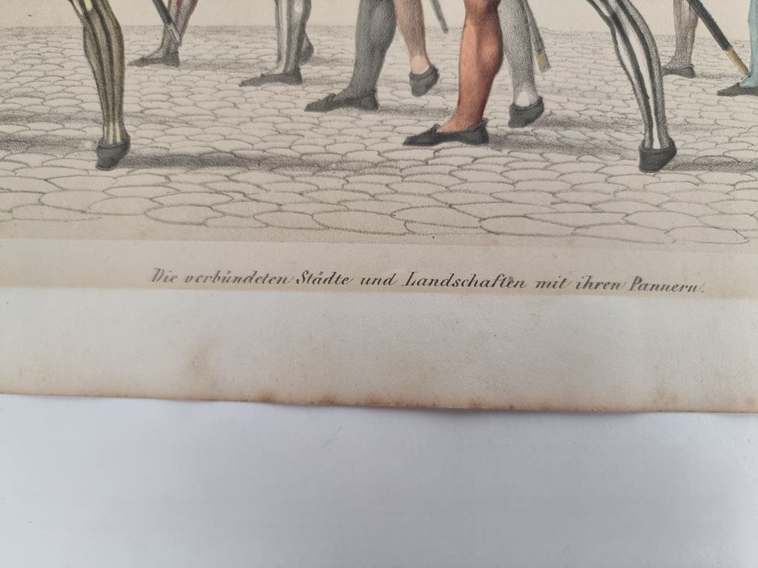 Posters & Illustrations: Bild "Verbündeten Panner" – D'occasion à Urtenen-Schönbühl par Restwert_Schoenbuehl 1