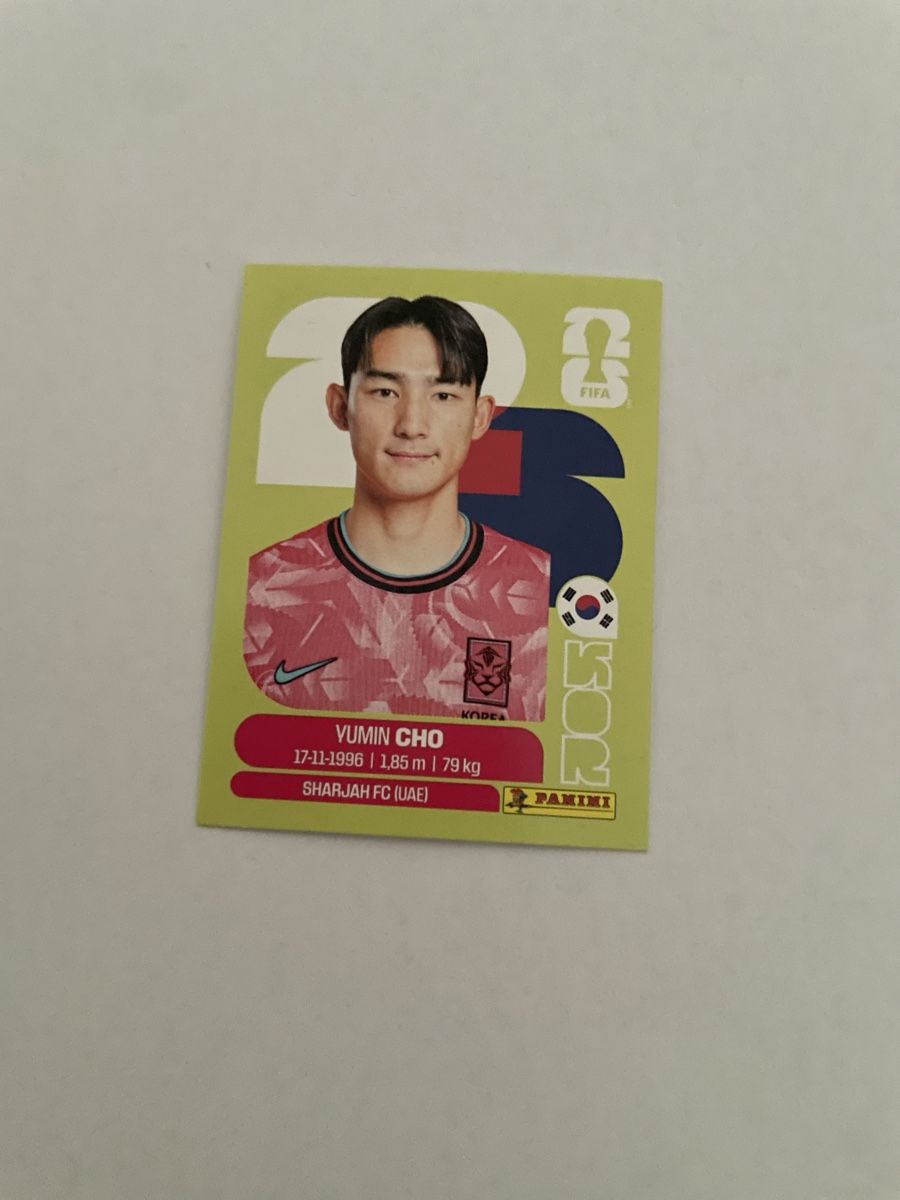 Panini Sammelbilder & Trading cards: FIFA WM 2026 Vumin Cho KOR 5 – Neu (gemäss Beschreibung) aus Winterthur von Cobraforce