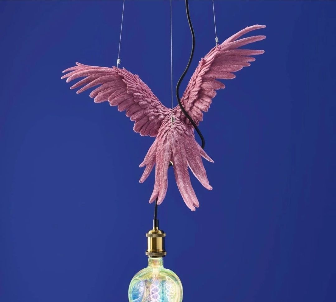 Kronleuchter & Deckenlampen: Hängeleuchte Papagei rosa – Neu und originalverpackt aus Arbon von my_shopping 5