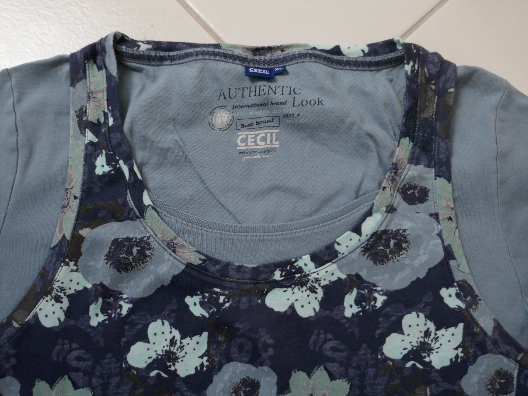 Cecil T-Shirts: CECIL  2 in 1 Damen T-Shirt – Gebraucht aus Volketswil von Cobra22