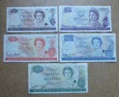 Lot ++ 5 Stück alte Banknoten aus Neuseeland